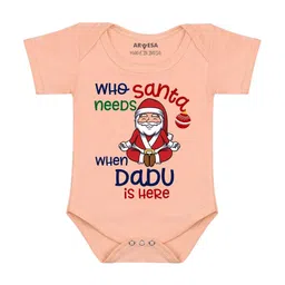 Arvesa My First Christmas Printed Romper-picture-31