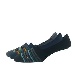 Louis Philippe Men Pack Of 3 Patterned Shoe Liners Socks-11