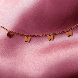 Archies Gold-Plated Butterflies Charm Bracelet-40
