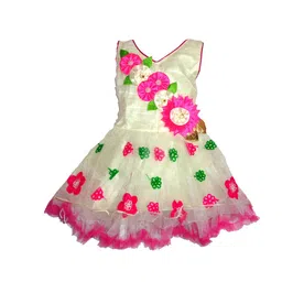 VILLATA FASHION Kids Girls Knee Length Party Dress-picture-49