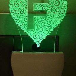 SOMIL 3D Illusion Letter F Night Wall Lamp-image-92