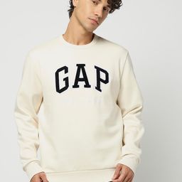GAP Men Printed Applique Sweatshirt-image-3