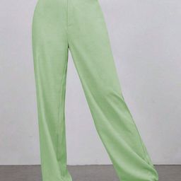 KERI PERRY Women Straight Leg High-Rise Non Iron Trousers-image-6