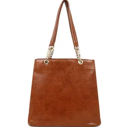 DAISY STAR Solid Textured Structured Shoulder Bag-28