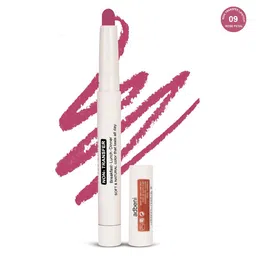 Adbeni Non-Transfer Waterproof Matte Lip Crayon Lipstick - 3ml - Rose Petal 09-0