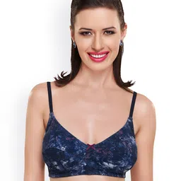 Inner Sense Blue Printed Full-Coverage Bra ISB026A-picture-22