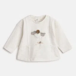 Chicco Girls Graphic Printed Round Neck T-shirt-image-76