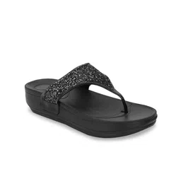 Truffle Collection Women Embellished T-Strap Flats-96