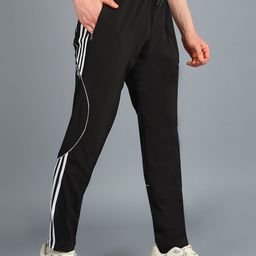 GNOCKFACE Men Brand Logo Mid Rise Tapered Fit Rapid-Dry Track Pants-image-39