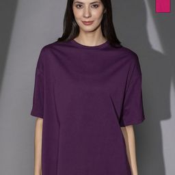 TITTLI Pack Of 2 Drop-Shoulder Sleeves Cotton Oversized T-shirt-image-59