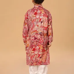 The Mini Trunk Boys Ethnic Motifs Printed Regular Kurta with Pyjamas image 2