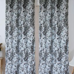 Dekor World Multicoloured Set of 2 Floral Door Curtain-11