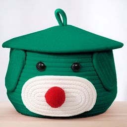 RADECOR Green Tote Basket Bamboo Jewellery Organisers-image-95