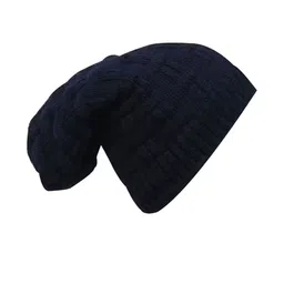 Aadikart Men Navy Blue Woollen Beanie Cap-picture-41