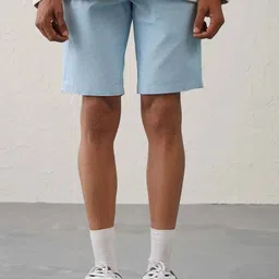 Minus One Men Regular Fit Mid-Rise Shorts-image-29