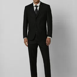 Van Heusen Men Slim-Fit Single-Breasted Three-Piece Formal Suits-image-28