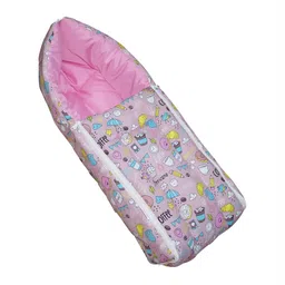 OSCAR HOME Pink & Yellow Floral Cotton 1 Piece Single Regular Bedding Set-46