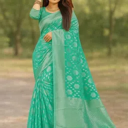 Moda Rapido Woven Design Pure Cotton Saree-picture-35