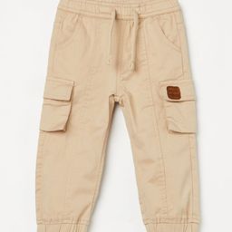 Juniors by Lifestyle Boys Regular Fit Cargo Style Joggers Trousers-picture-25