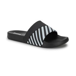 Roadster Men Black Striped Rubber Thong Flip-Flops-picture-39