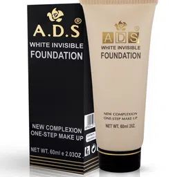 A.D.S White Invisible Foundation With SPF-15-60ml-Shade-01 image 3