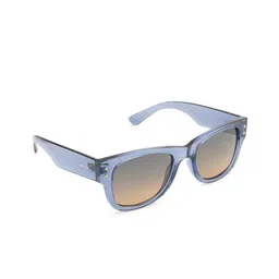 OPIUM Men Blue Plastic Wayfarer Sunglasses with UV Protected Lens OP-10299-C06-52-10
