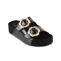 Catwalk Embellished Flatform with Buckles-47