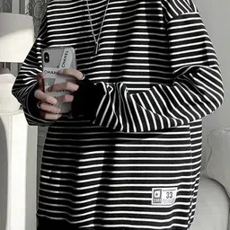 StyleCast x Revolte Men Striped Sweatshirt-picture-29