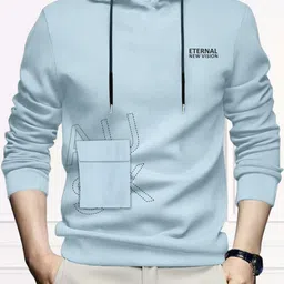 AUSK Men Printed Hooded Pockets T-shirt-picture-47