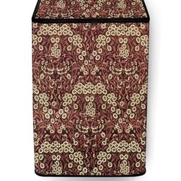 The Furnishing Tree Washing Machine Cover Floral Pattern Beige Compatible for Whirlpool 6 Kg Fully--image-83