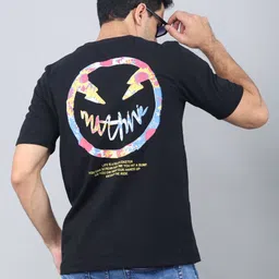 zentik Men Graphic Printed Round Neck Regular Fit T-shirt-picture-35