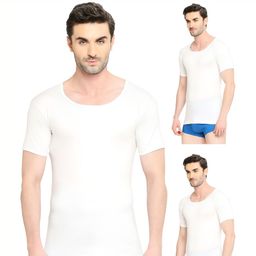 VIP Pack of 3 Cotton Innerwear Vests-picture-4