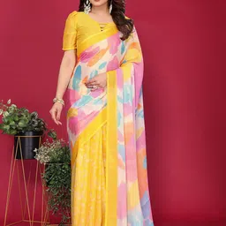 all about you Pure Chiffon Saree-image-92