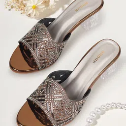 Anouk Embellished Party Block Sandals-7