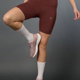 CULT Women Mid-Rise Moisture Wicking Skinny Fit Sports Shorts-image-89