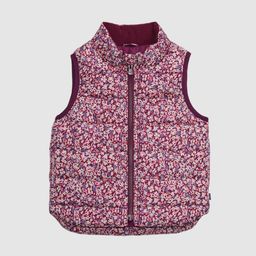 GAP Girls Floral Printed Relaxed Fit Gilet-30