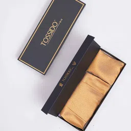 Tossido Men Woven Cravat & Pocket Square Accessory Gift-image-95