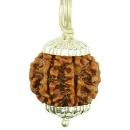 Divine souvenirs Unisex Brown Color Wood Alloy Circular Ethnic Pendants-9