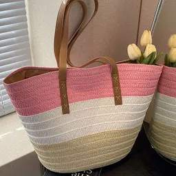 Styli Colourblocked Oversized Bucket Tote Bag-25