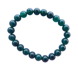 Apnisanskriti Unisex Jade Green Stone Bracelet-picture-37