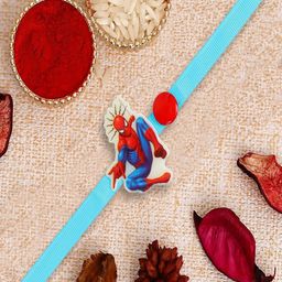 UNIVERSITY TRENDZ Kids Spiderman Rakhi With Roli Chawal-picture-47