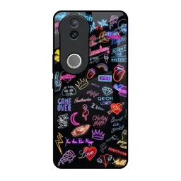 QRIOH Quirky Printed Vivo V50 5G Back Case Mobile Accessories-image-58