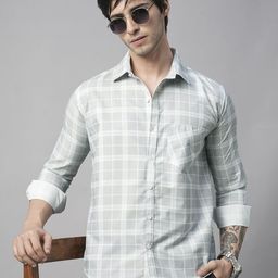 TRYBUY.IN Men Standard Buffalo Checks Opaque Checked Casual Shirt-image-52