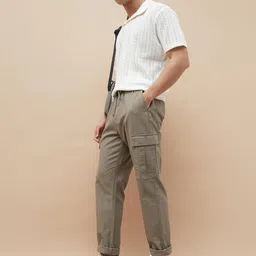 Fame Forever by Lifestyle Men Regular Fit Mid-Rise Cargos Trousers-picture-44
