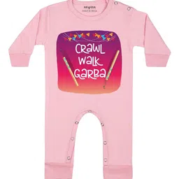 Arvesa My First Navratri Printed Bodysuit-37