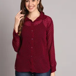Women Regular Fit Solid Casual Shirt-image-72