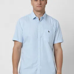 Van Heusen Sport Men Cotton Slim Fit Opaque Printed Casual Shirt-image-3