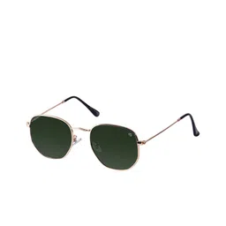 Woggles Unisex Green Lens & Gold-Toned Other Sunglasses with-21