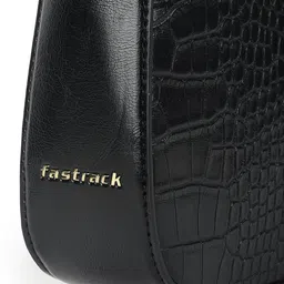 Fastrack PU Bucket Shoulder Bag with Tasselled image 4