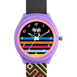 JI & JA Girls Brass Round Dial & Straps Analogue Watch JJ235-image-41
